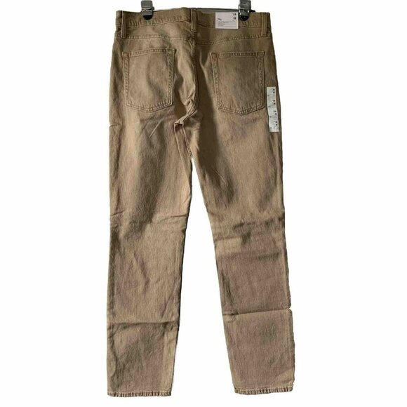 Men's Lightweight Colored Slim Fit Jeans - Goodfellow & Co 32 x 34 Tan - Picture 7 of 11